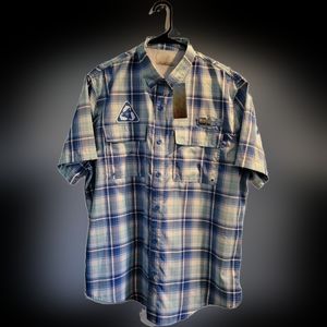 Men short sleeve fishing shirt